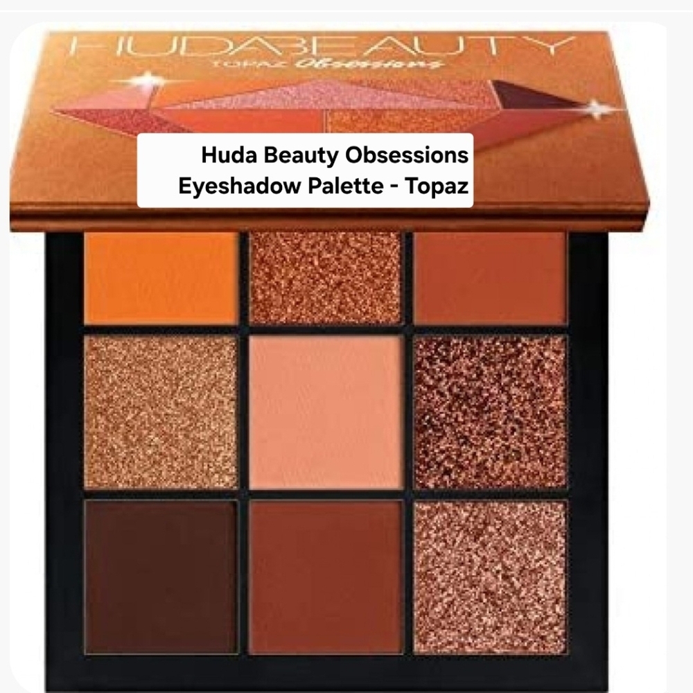 HUDA BEAUTY Topaz Eyeshadow Palette. BNIB